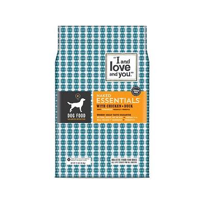 Photo 1 of "I and love and you" Naked Essentials Dry Dog Food - Natural Grain Free Kibble, Chicken + Duck, 23-Pound Bag---BEST BY DATE WAS FEB 14 2022---
