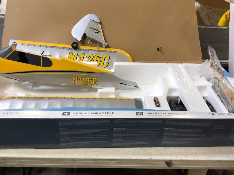 Photo 2 of HobbyZone RC Airplane Carbon Cub S 2 1.3m Ready-to-Fly (Transmitter, Battery and Charger Included), with Safe, HBZ32000, Yellow, Multi
