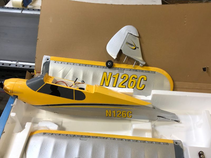 Photo 4 of HobbyZone RC Airplane Carbon Cub S 2 1.3m Ready-to-Fly (Transmitter, Battery and Charger Included), with Safe, HBZ32000, Yellow, Multi
