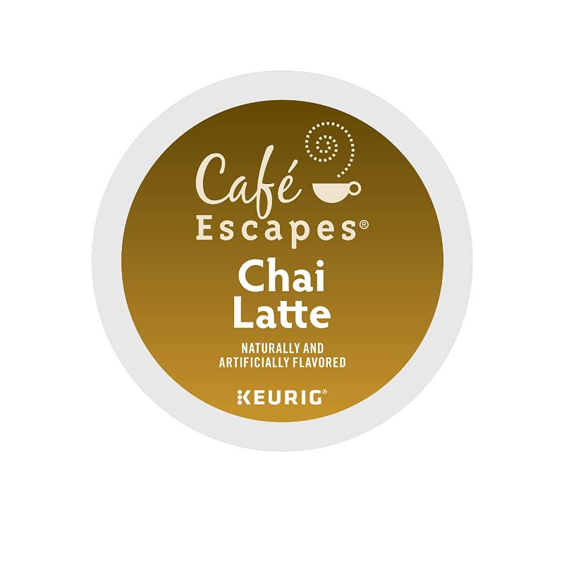 Photo 1 of 12 Ct Café Escapes Chai Latté K-Cup® Pods. - Kosher Single Serve Pods---BEST BY DATE WAS FEB 28 2022---
