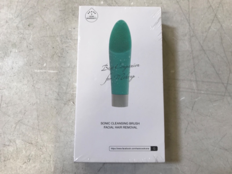 Photo 1 of 3 in 1 Facial Hair Removal for Women with Face Cleansing Brush and Skin Lift Massager Face Skin Care Tool Multifunctional Silicone Sonic Rechargeable Waterproof Keenove (Green) factory sealed 
