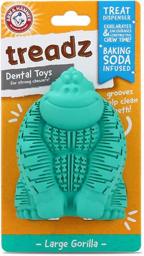 Photo 1 of Arm & Hammer Treadz Gorilla Dental Dog Toy - L