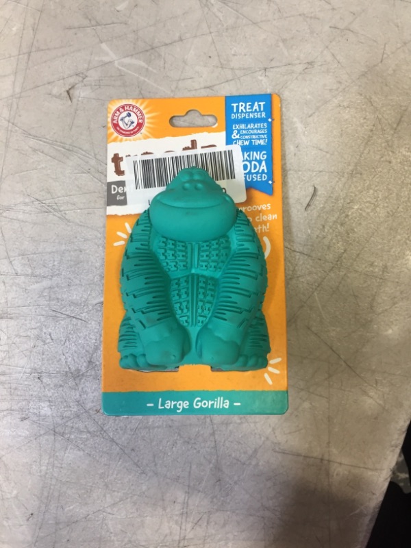 Photo 2 of Arm & Hammer Treadz Gorilla Dental Dog Toy - L