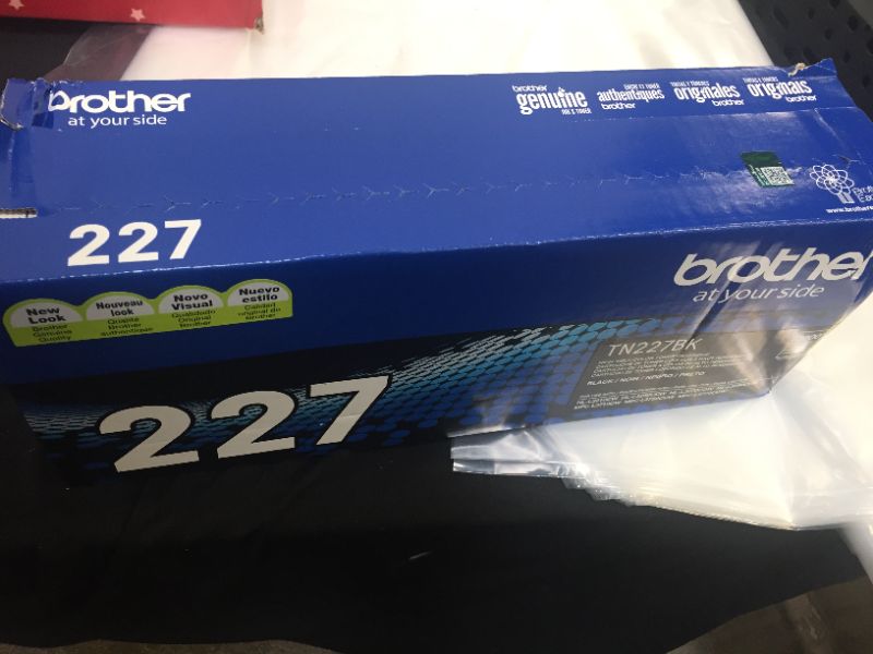 Photo 2 of Brother Genuine TN227, TN227BK, High Yield Toner Cartridge, Replacement Black Toner, Page Yield Up to 3,000 Pages, TN227BK, Amazon Dash Available
