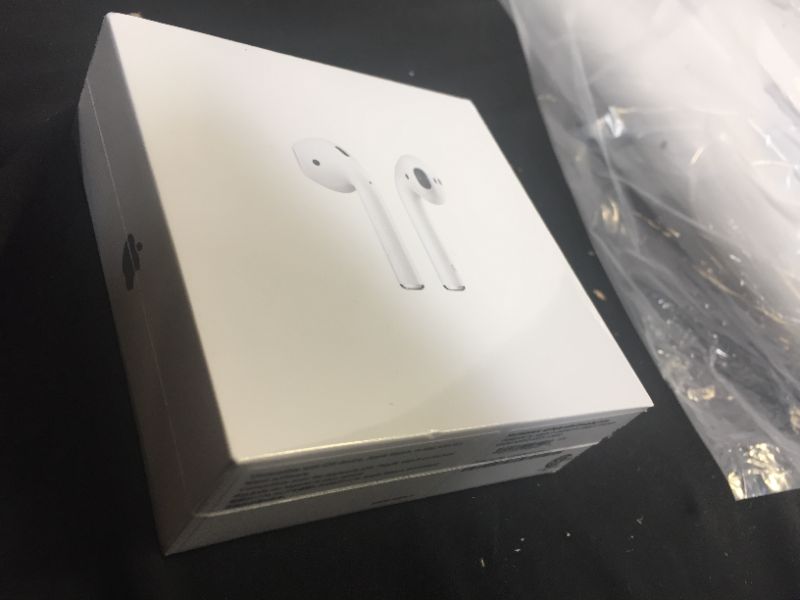 Photo 2 of Apple AirPods (2nd Generation) MV7N2AM/a with Charging Case - Stereo - Wireless - Bluetooth - Earbud - Binaural - in-ear
