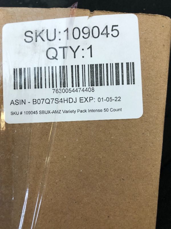 Photo 3 of Starbucks by Nespresso, Intense Variety Pack (50-count single serve capsules, 10 of each flavor, compatible with Nespresso Original Line System) FRESHEST BY 1/5/2022
