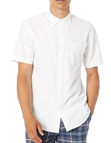 Photo 1 of Amazon Essentials Men's Regular-Fit Short-Sleeve Pocket Oxford Shirt SIZE X-LARGE
