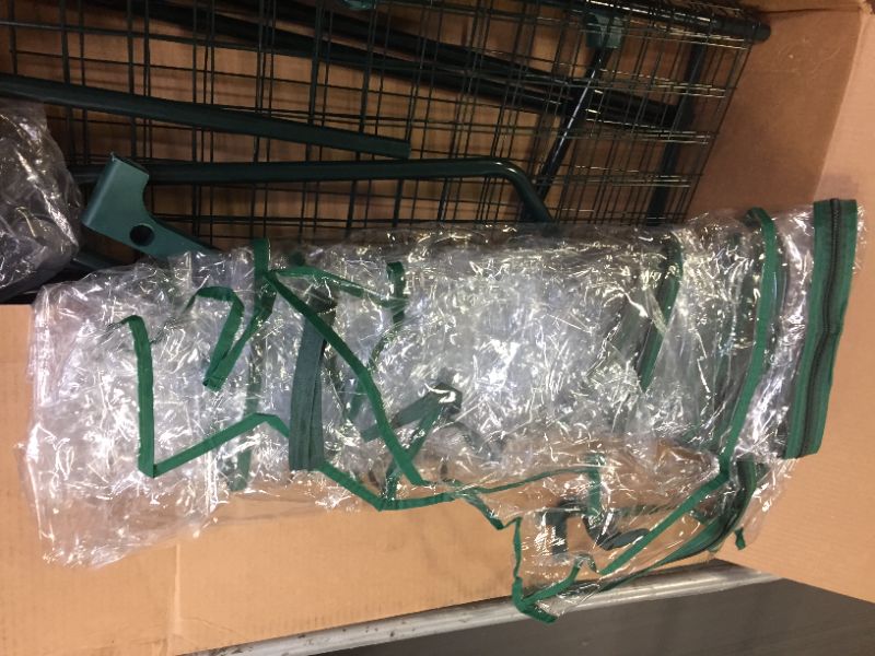 Photo 1 of 4 Tier Wire Rack with Plastic Cover