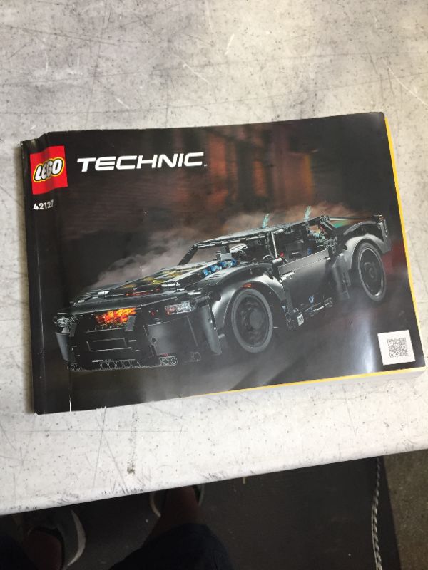 Photo 3 of LEGO Technic The Batman – Batmobile 42127 Building Kit; Make a Model Replica of The Batmobile; for Ages 10+ (1,360 Pieces) HEAVY BOX DAMAGE MAY BE MISSING PARTS
