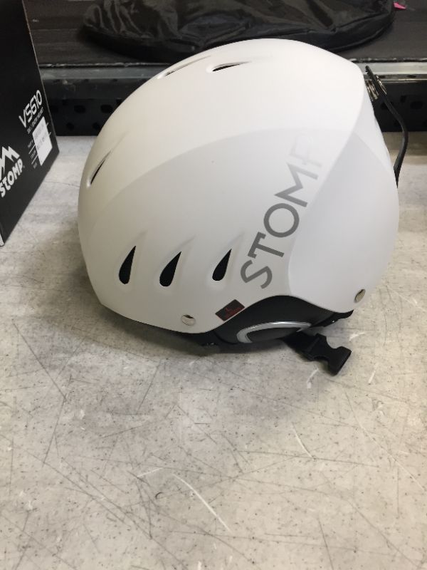 Photo 1 of Stomp Ski & Snowboarding Snow Sports Helmet with Build-in Pocket in Ear Pads for Wireless Drop-in Headphone
