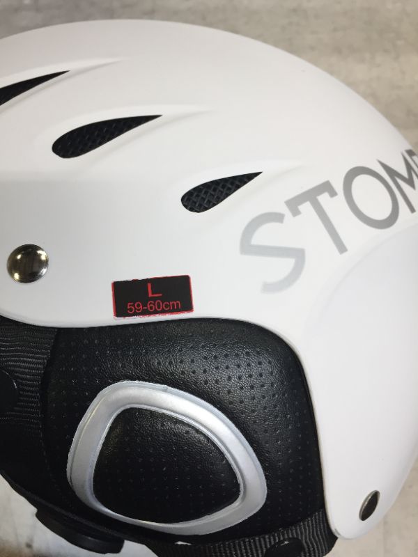 Photo 3 of Stomp Ski & Snowboarding Snow Sports Helmet with Build-in Pocket in Ear Pads for Wireless Drop-in Headphone
