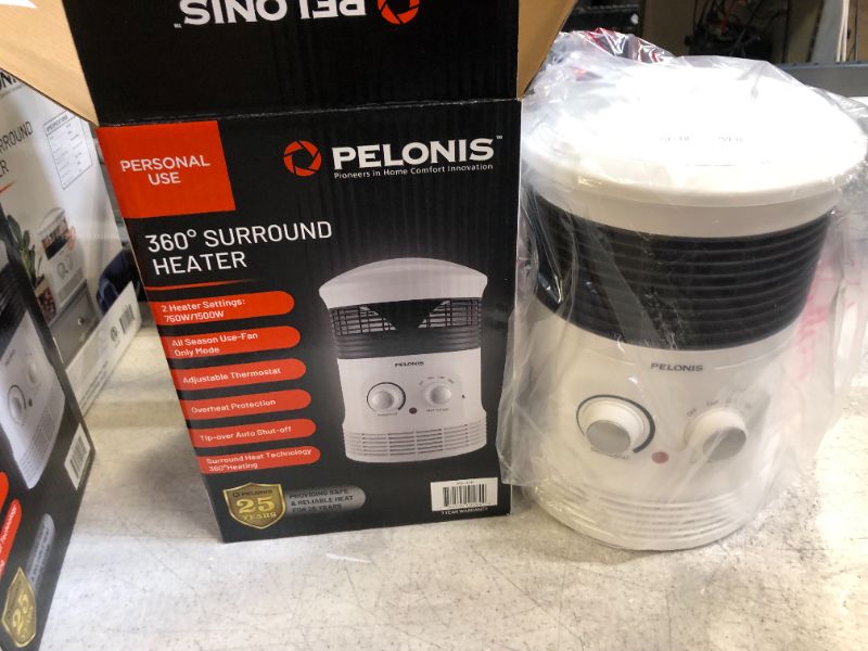 Photo 1 of PELONIS PH-17P 1500W Fast Heating, Programmable Thermostat, Easy Control, Widespread Oscillation, Over Heating Tip-Over Switch Protection, 360-Degree Surround Fan Forced Heater