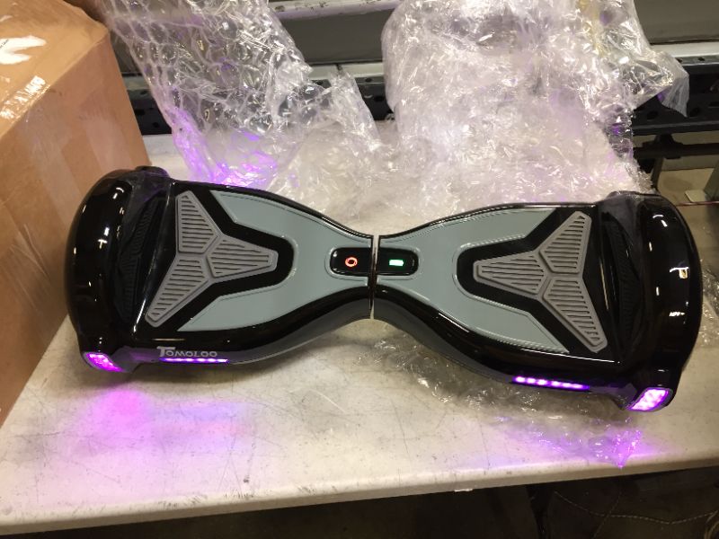 Photo 2 of TOMOLOO Hoverboard, Electric Self Balancing Smart Scooter, ul 2272 Certified Hover Board 6.5 Two Wheel with Music Speaker and Led Light
