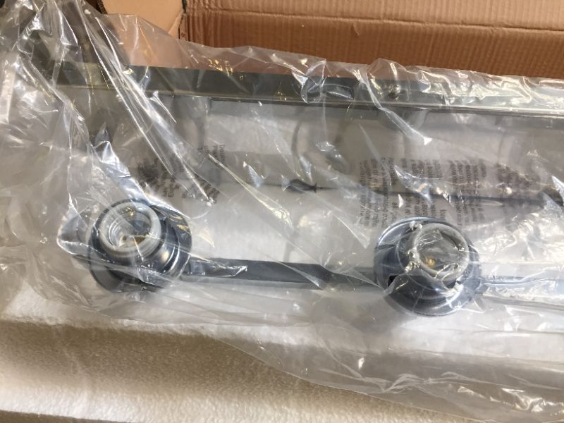 Photo 1 of Deyidn 5 Lights Bathroom Vanity Light Fixture Over Mirror Modern Wall Sconce Lighting Chrome Fixture with Glass for Farmhouse Bedroom Living Room

