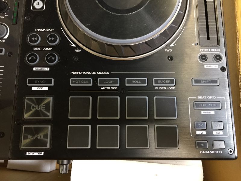 Photo 11 of Denon DJ PRIME 4 | 4 Deck Standalone Smart DJ Console / Serato DJ Controller with Built In 4 Channel Digital Mixer and 10-Inch Touchscreen
