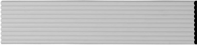 Photo 1 of Ekena Millwork MLD04X00FT Fluted Panel Moulding Panel Moulding, 4"H x 3/8"P x 94 1/2"L, Primed
