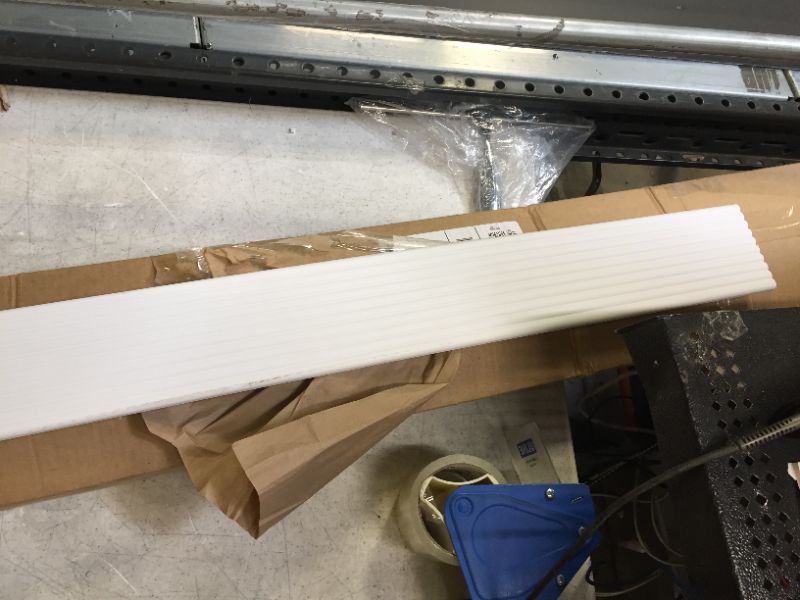 Photo 4 of Ekena Millwork MLD04X00FT Fluted Panel Moulding Panel Moulding, 4"H x 3/8"P x 94 1/2"L, Primed
