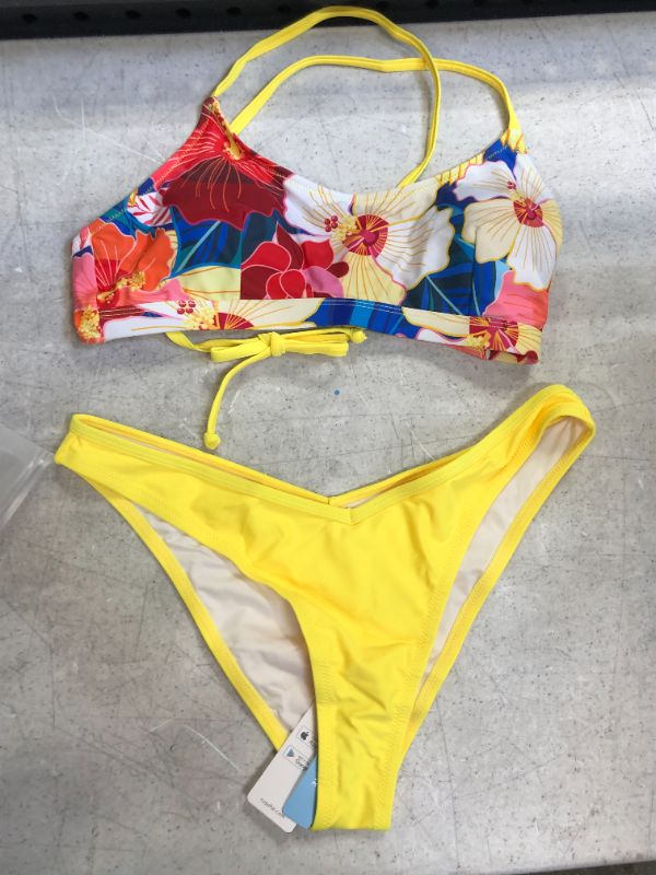Photo 2 of Bright Floral Print Bikini size  medium 