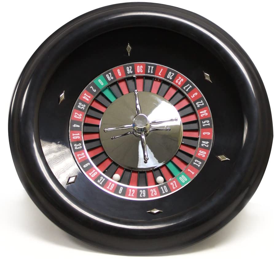 Photo 1 of 18" Premium Bakelite Roulette Wheel with 2 Roulette Balls by Brybelly
