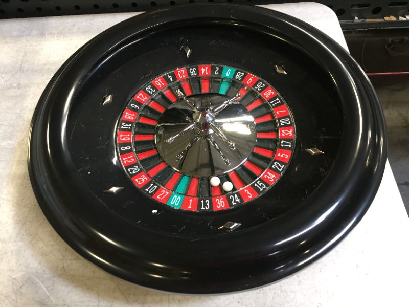 Photo 2 of 18" Premium Bakelite Roulette Wheel with 2 Roulette Balls by Brybelly
