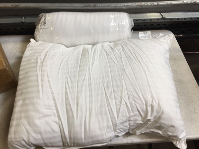 Photo 2 of Beckham Hotel Collection Luxury Linens Down Alternative Pillows for Sleeping, Queen, 2 Pack