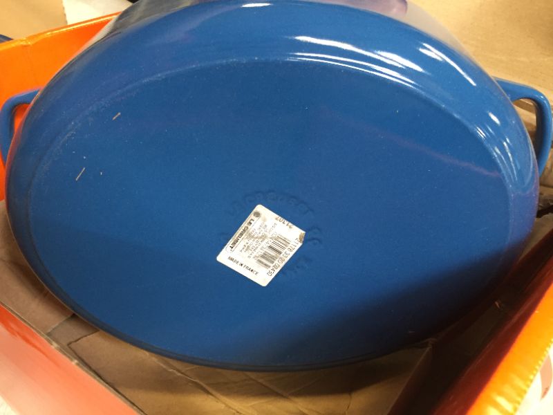 Photo 6 of Le Creuset Enameled Cast Iron Signature Oval Dutch Oven with Lid, 8 Quart, Marseille
