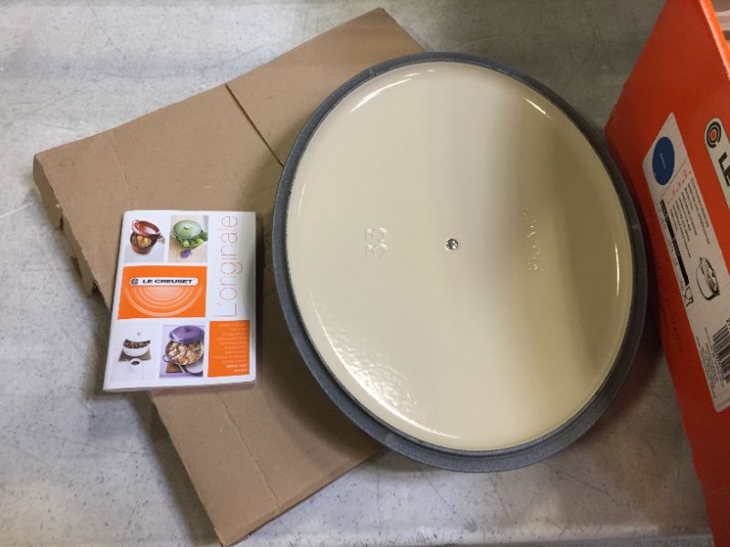 Photo 8 of Le Creuset Enameled Cast Iron Signature Oval Dutch Oven with Lid, 8 Quart, Marseille
