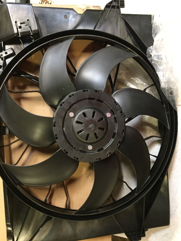 Photo 1 of 28 inches wide x 20 inches high radiator fan color black 