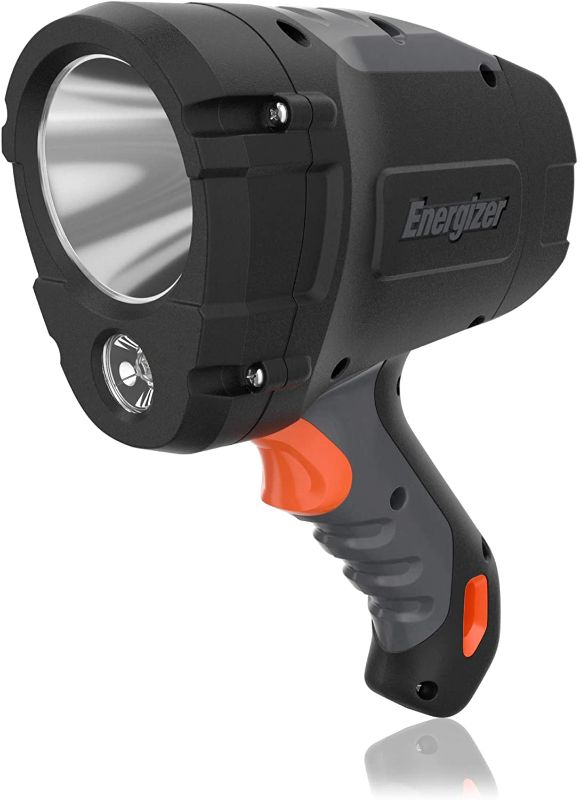 Photo 1 of Energizer LED Spotlight, IPX4 Water Resistant, Super Bright LED Spot Light Flashlight, Impact-Resistant, Heavy Duty Durability, Powerful Beam Distance (Batteries Included)
