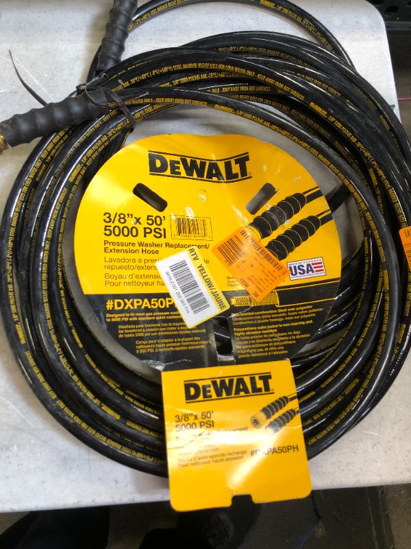 Photo 2 of 3/8 in. x 50 ft. 5000 PSI Replacement/Extension Hose

