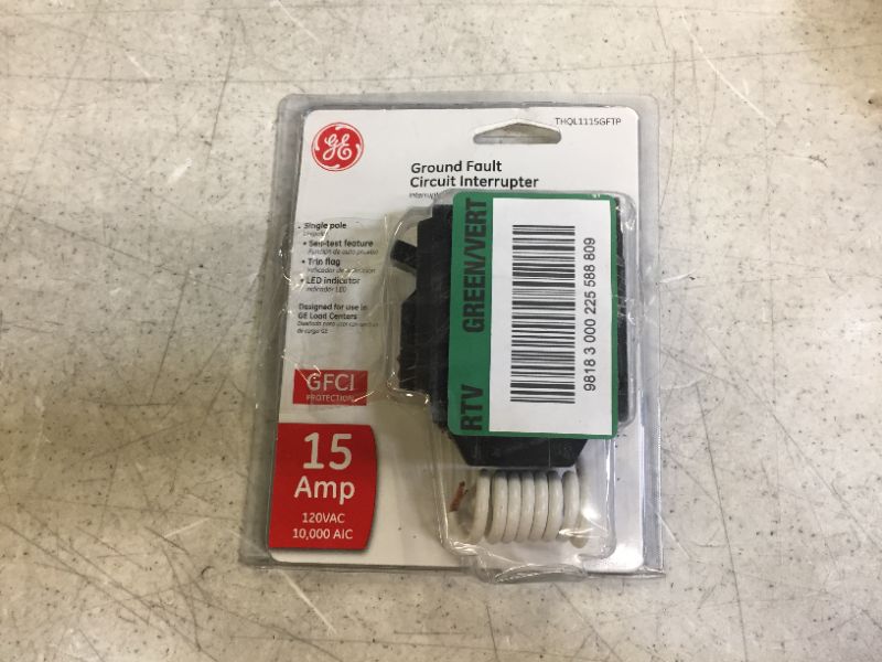 Photo 1 of Ge Energy Industrial Solutions THQL1115GFTP 15A Ground Fault Interrupter Circuit