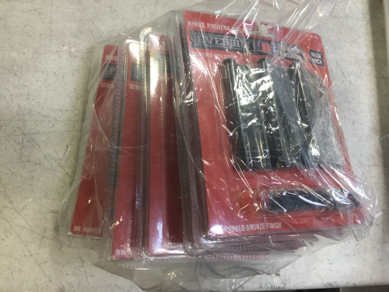 Photo 1 of 3-1/2 in. Oil Rubbed Bronze 1/4 in. Radius Door Hinges Value Pack (6-Pack)