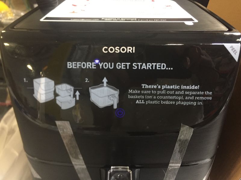 Photo 3 of COSORI Smart Air Fryer Oven Combo Large 5.8 QT Cooker, Digital Works with Alexa & Google Assistant, Cookbook with 100 recipes
