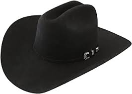 Photo 1 of STETSON HATS MENS HATS 6X SKYLINE 4 1/2 BRIM PRE CREASED FELT COWBOY HAT 75/8 BLACK