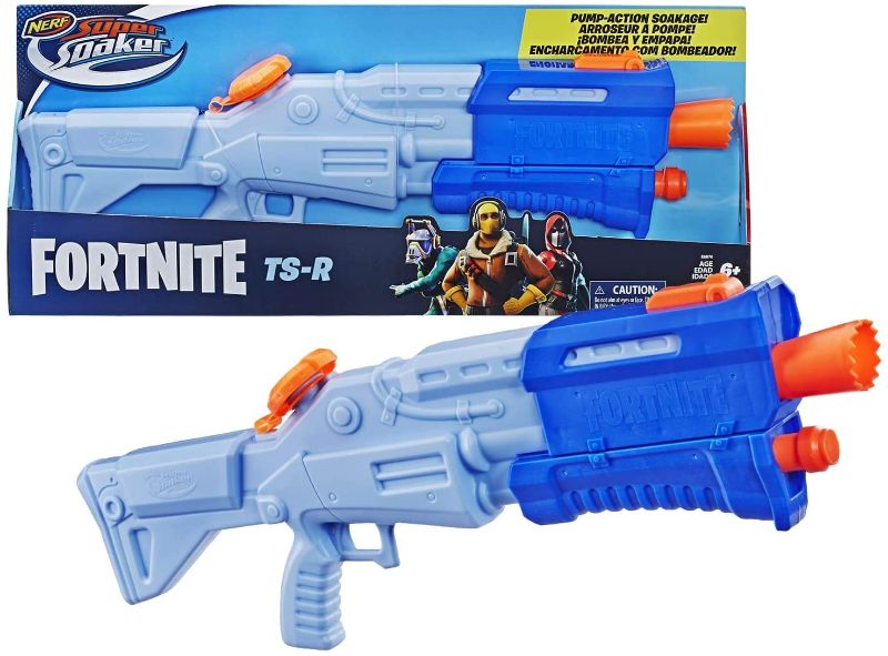 Photo 1 of NERF Fortnite TS-R Super Soaker Water Blaster Toy , Blue
