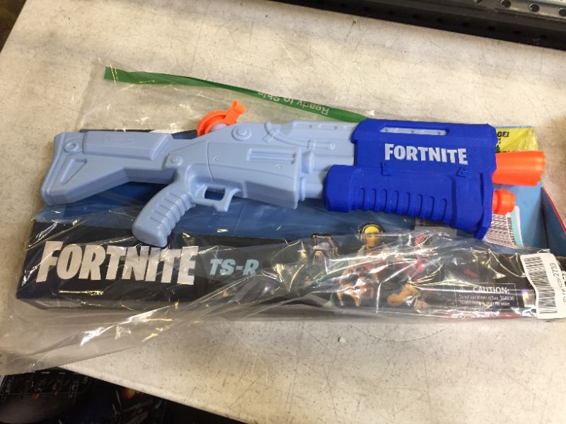 Photo 2 of NERF Fortnite TS-R Super Soaker Water Blaster Toy , Blue
