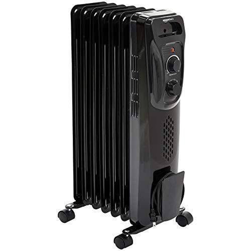 Photo 1 of Basics Indoor Portable Radiator Heater - Black
