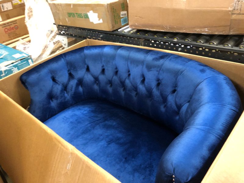 Photo 5 of New Navy Blue Love Sofa -- Item # 61203.00NVLTNBL
