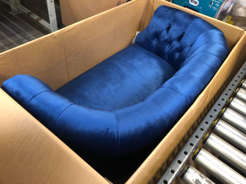 Photo 3 of New Navy Blue Love Sofa -- Item # 61203.00NVLTNBL
