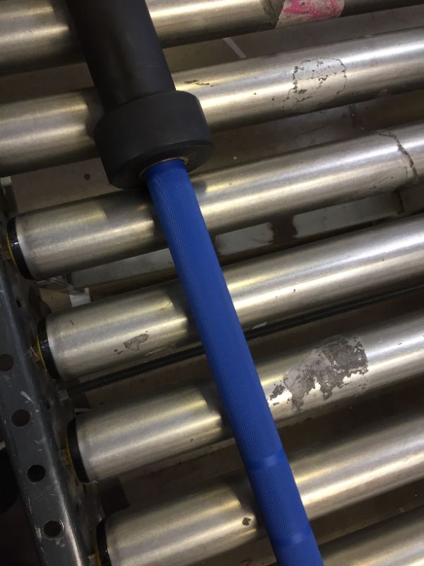 Photo 2 of Elevens Olympic Training Barbells Curl Bar 330LBS/400LBS/700LBS /1000LBS/1200LBS/1500LBS Weight Capacity Available,Workout Barbell Super Suitable for Weightlifting, Hip Thrusts,Squats and Lunges(Blue/1000LBS?
