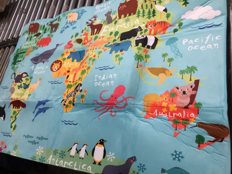 Photo 1 of KIDS WORLD MAP RUG 