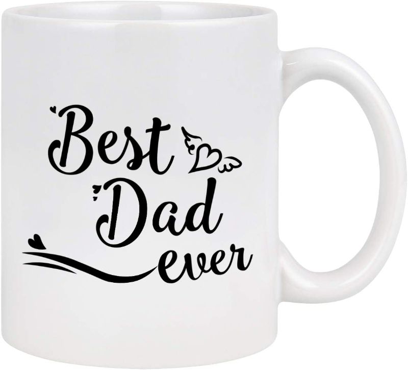Photo 1 of Best Dad Ever Coffee Mug - Best Dad Gifts - Gifts for Dad - Father Fathers Day Dad Gifts from Daughter Son - Birthday Gifts Coffee Mugs for Dad 11Oz Dad Coffee Mug
