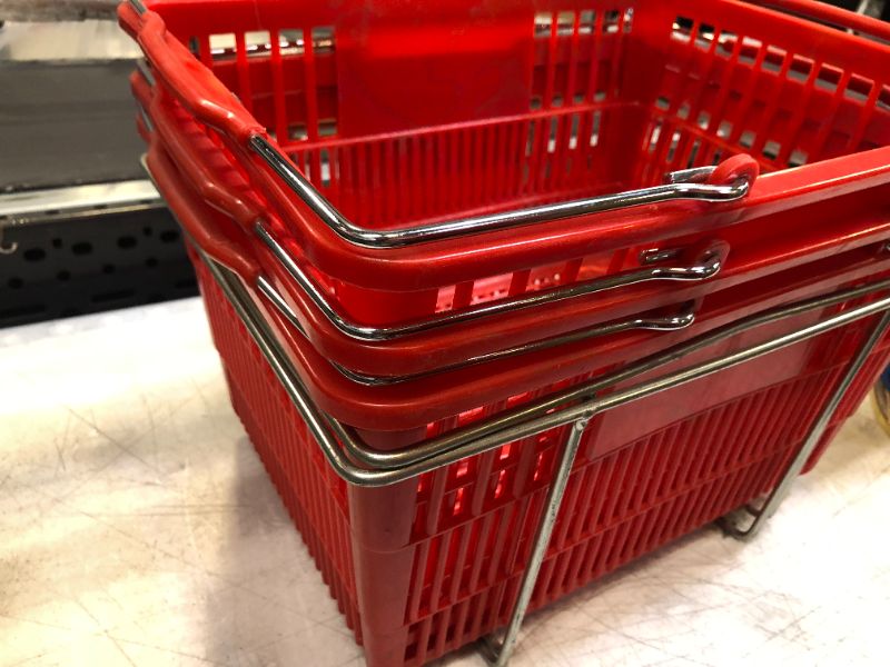 Photo 1 of 3 SHOPPING BASKETS WITH STAND