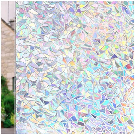Photo 1 of Cotton Colors Privacy Home Decorative 3D Window Film Stained Glass Washable
