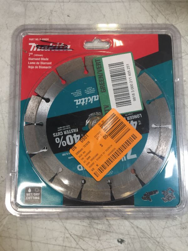 Photo 2 of Makita 7 in. Segmented Rim Diamond Blade for General Purpose