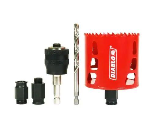 Photo 1 of 3 in. Bi-Metal Hole Saw with SnapLock Plus Mandrel System