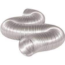 Photo 1 of Everbilt 4 in. x 8 ft. Semi-Rigid HP Expand Duct, Silver