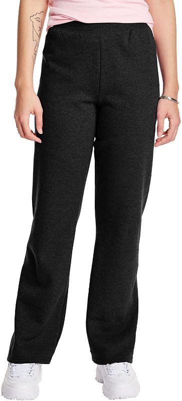 Photo 1 of Hanes Women's EcoSmart Open Bottom Leg Sweatpants- XL