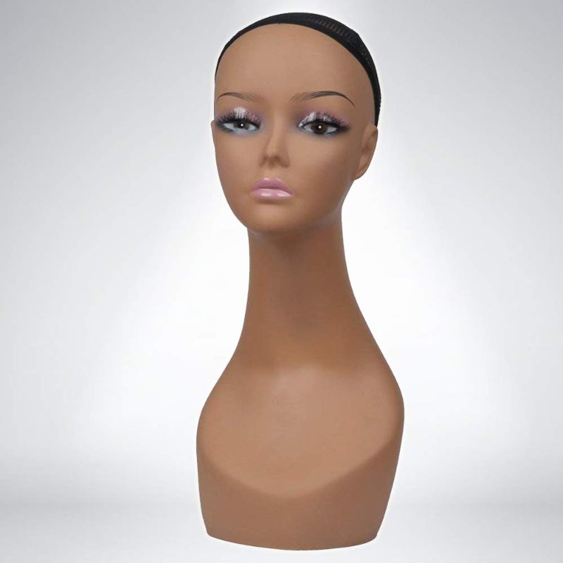 Photo 1 of 18" Female Life Size Mannequin Head for Wigs, Hats, Sunglasses Jewelry Display PD3R-24
