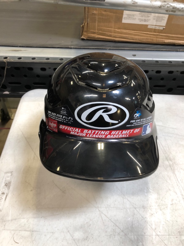 Photo 1 of Rawlings RCFH-B Blk Cool Flo Bat Helmet
